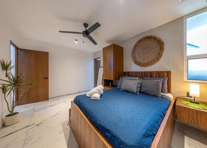 Stylish 1bd W Rooftop Pool Walk To 5th Сasa de vacaciones Playa del Carmen