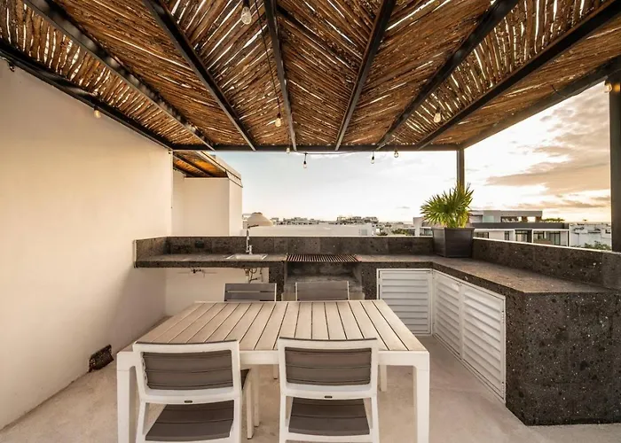 Сasa de vacaciones Stylish 1bd W Rooftop Pool Walk To 5th
