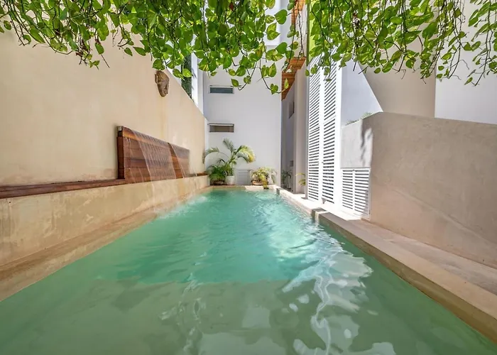 Сasa de vacaciones Stylish 1bd W Rooftop Pool Walk To 5th Playa del Carmen