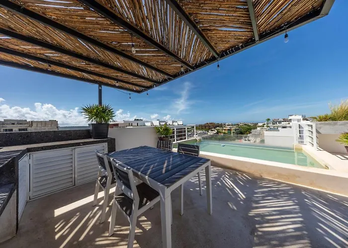 Сasa de vacaciones Stylish 1bd W Rooftop Pool Walk To 5th